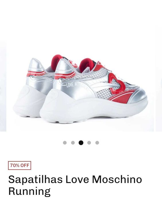 Sapatilhas mochino running novas 80€ original caixa