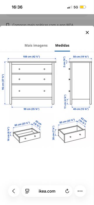 Cómodas IKEA Hemnes