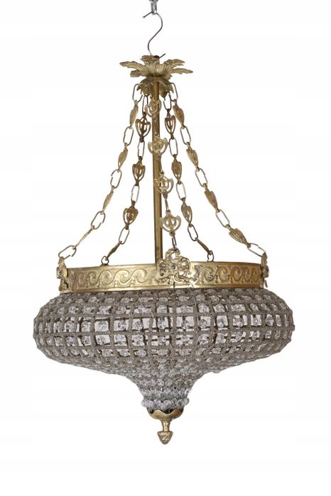 Lampa Żyrandol Kryształ - Grzybek 70 X 50 Cm