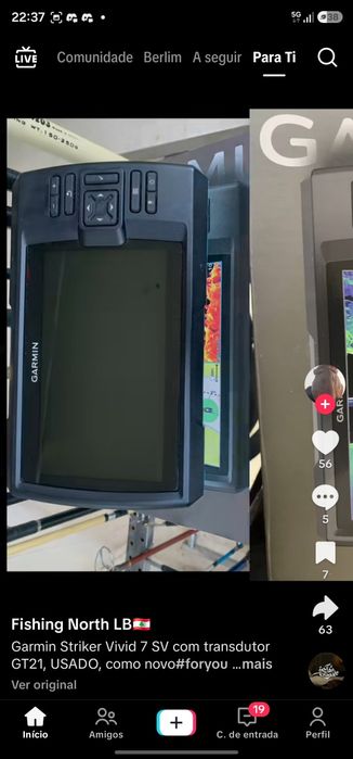 Sonda Garmin strike vivid 7sv