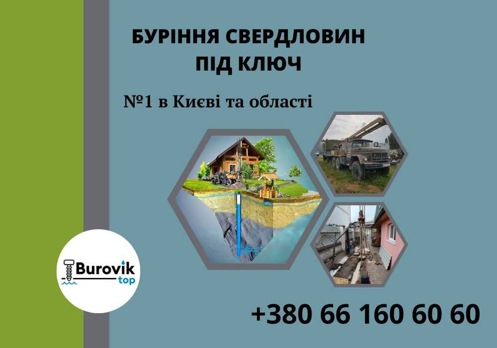 Буріння на воду ПІД КЛЮЧ / Бурение скважин Киев / Свердловин з нуля
