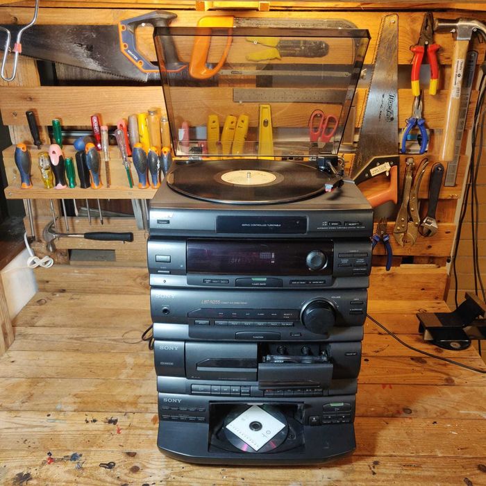clássico hifi dos anos 90 sony lbt-n255