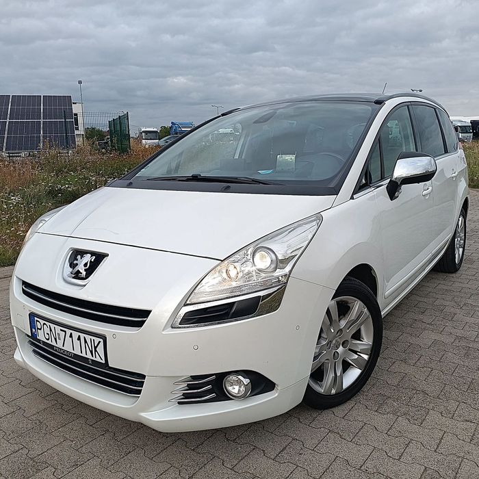 Peugeot 5008 2,0 HDi 163km. Automat, kolor biała perła, bogate wyposażenie.