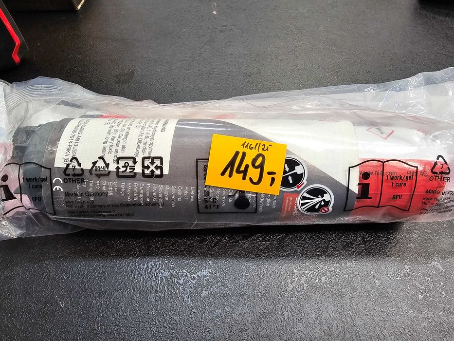 Kotwa Chemiczna Wklejana Hilti HIT_HY 200-A V3 * Komis Madej Gorlice