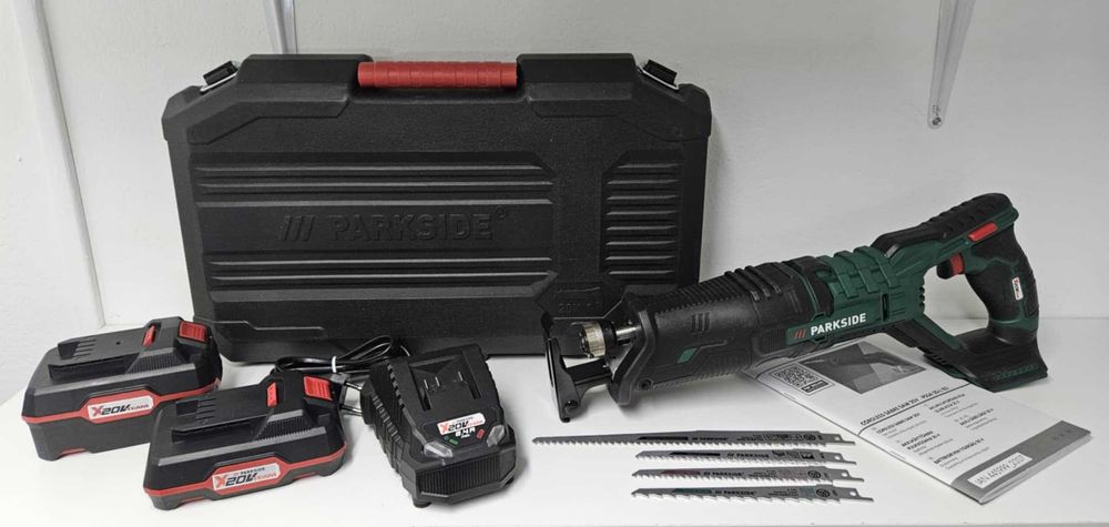 NOWA Piła Szablasta Parkside PSSA 20-Li B2 + 2 Akumulatory + Ładowarka