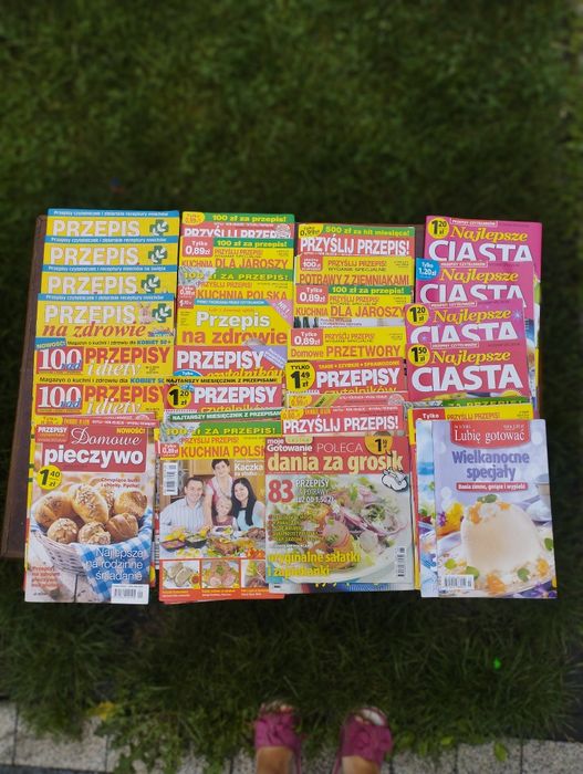 Zestaw 38 gazet kulinarnych  przepisy kuchnia zdrowe gotowanie  PORADNIK KULINARNY