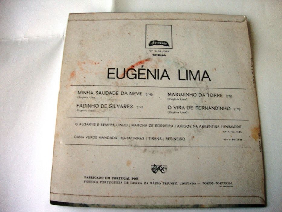 Vinil de Eugénia Lima