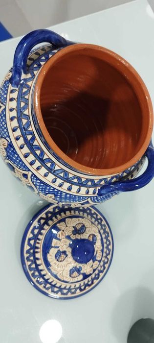 Pote decorativo azul