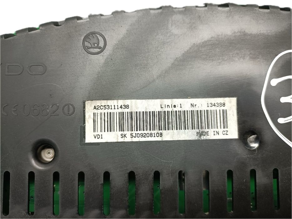 Quadrante / painel de instrumentos SKODA Fabia II Hatchback (542, 5J)