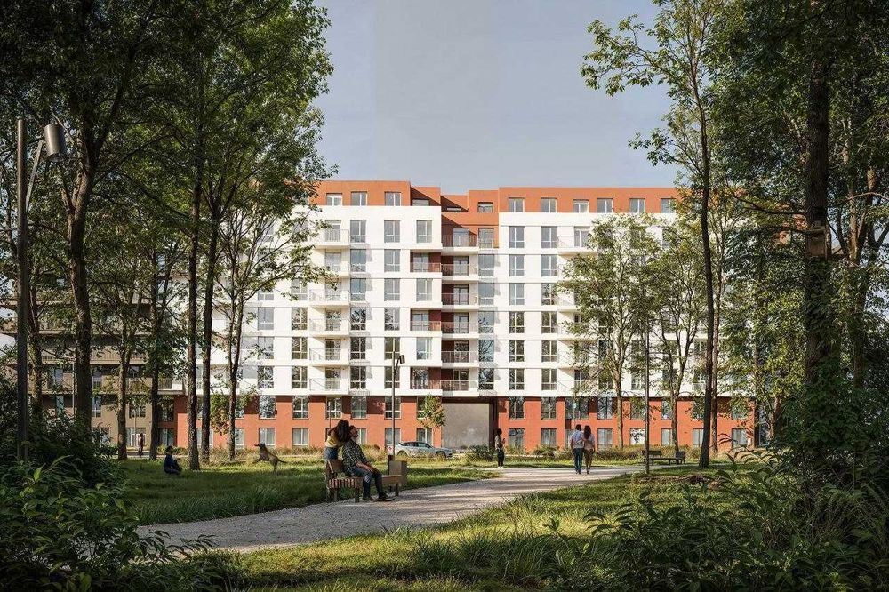 1-кімнатна квартира 36,17 м² у ЖК «Стрийський Бульвар», 2 поверх