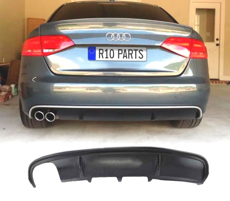 DIFUSOR AUDI A4 B8 07-11 LOOK S LINE SAÍDA DUPLA ESQ