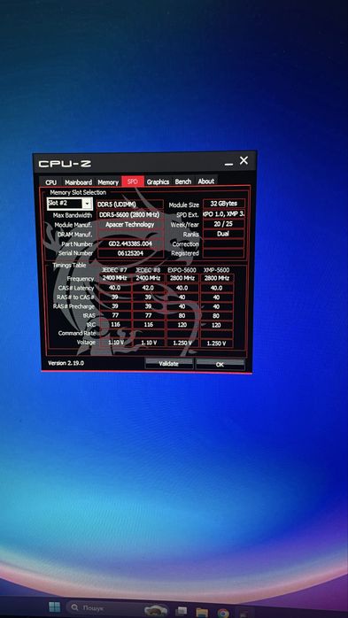 Apacer NOX ddr5 64GB