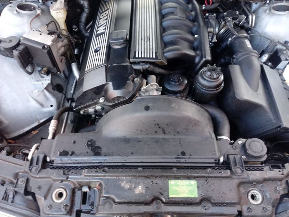 Tunel chłodnicy obudowa wiskozy Bmw E39 2,0 2,5 2,8 Benzyna