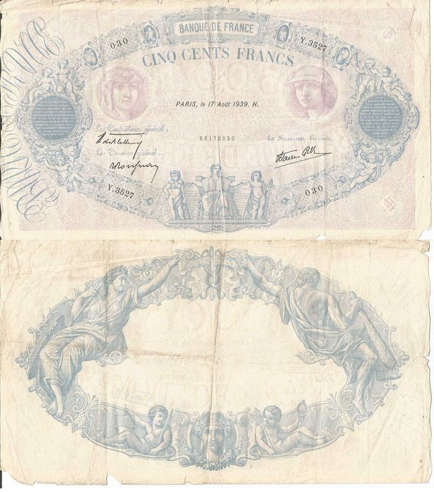 Notas Marroquinas e Francesas