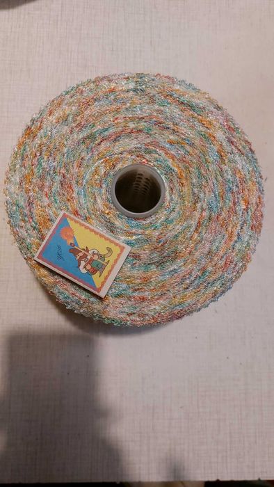 Пряжа фантазийная Италия 1,4 кг разноцветная фантазійна пряжа нитки