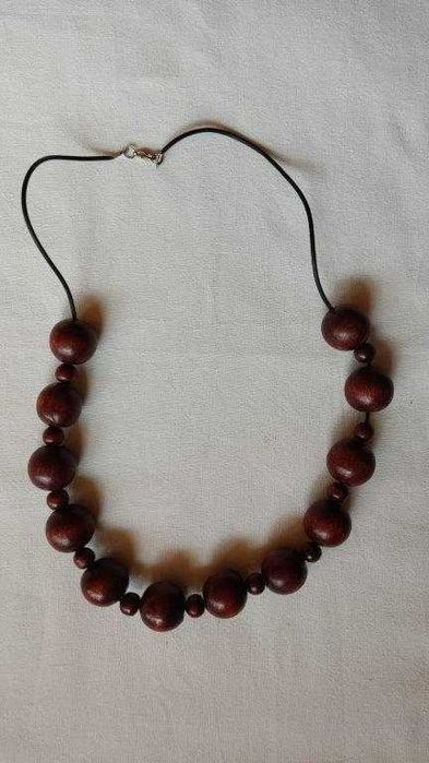 naszyjnik / korale drewniane