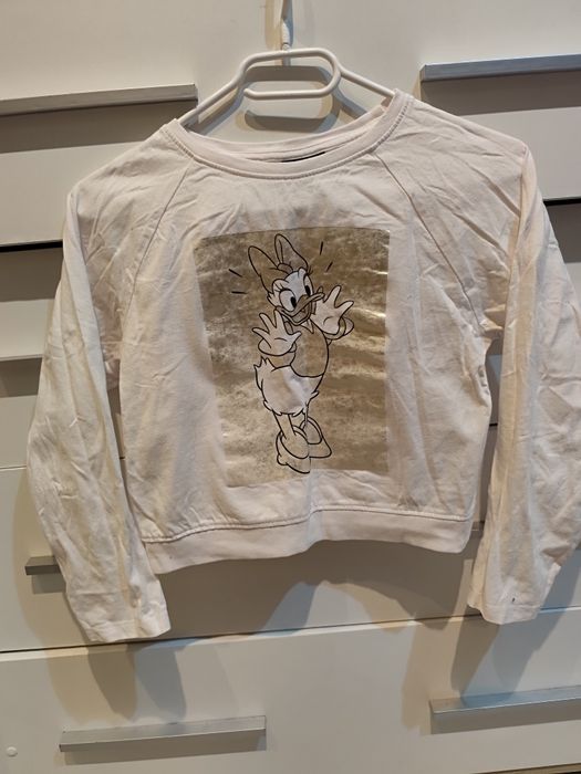 Paka zestaw ubrań dla dziewczynki 128 134 bluzki