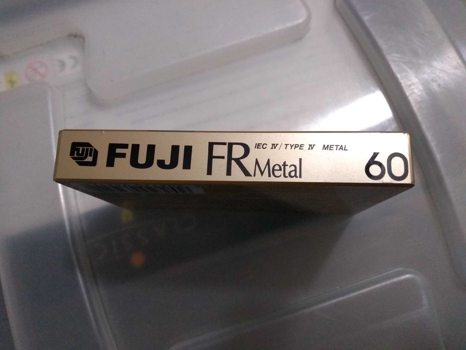 Cassete de áudio VINTAGE, FUJI FR Metal 60, NOVA!
