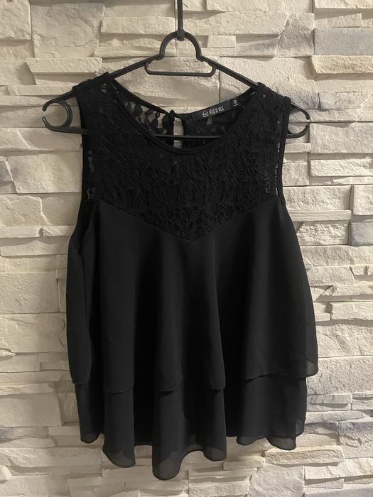 bluzka s/m czarna