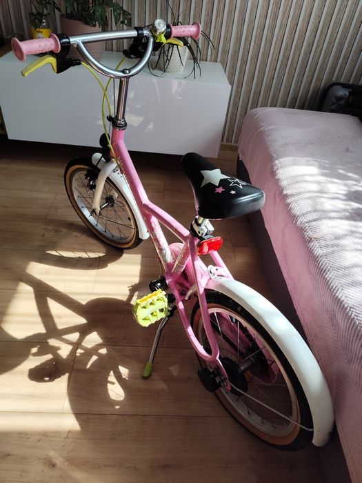 Rowerek 16 cali BTwin różowy