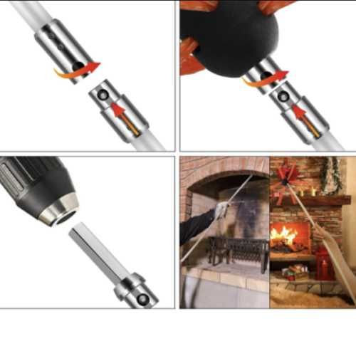 Р5 Набір для чищення димоходу Роторний Гнучкі ручки 5м Чистка дымохода