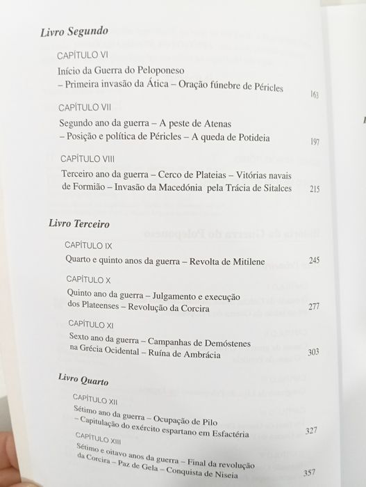 Livro: História da Guerra do Peloponeso