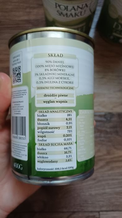 Polana smaku daniel z borówkami