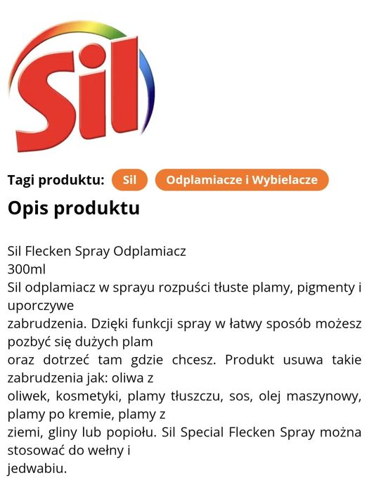 Odplamiacz Sil  niemiecki