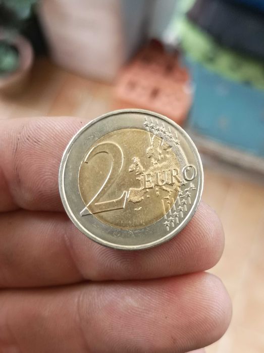 Moeda 2 € Mónaco 2022 e 2019