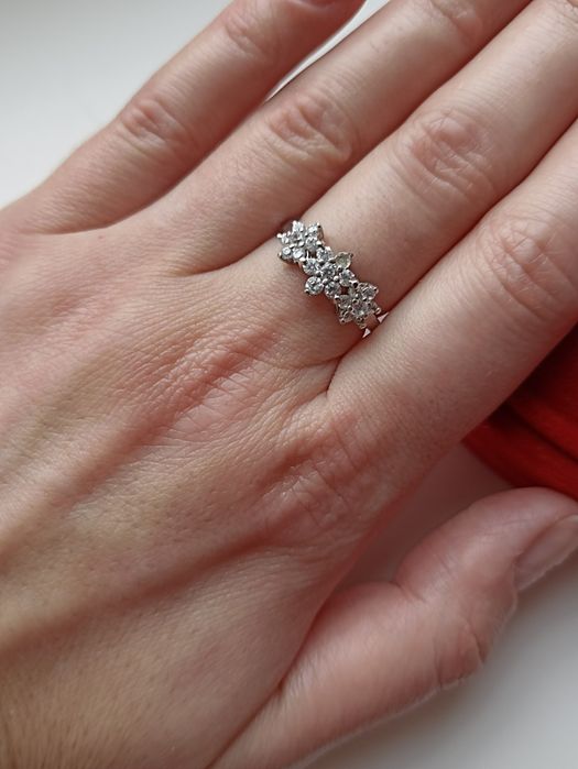 Коробочка для кольца, кольцо серебряное, серебро 925 пробы