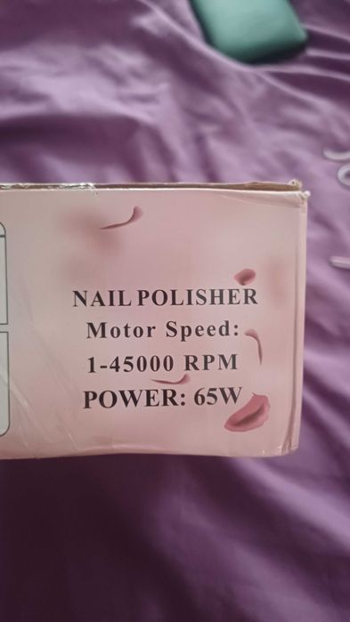 В наборі лише те, що на фото! Машинка для манікюру та педикюру Beauty Nail DM-9-1/208 65 Вт 45000 об/хв White