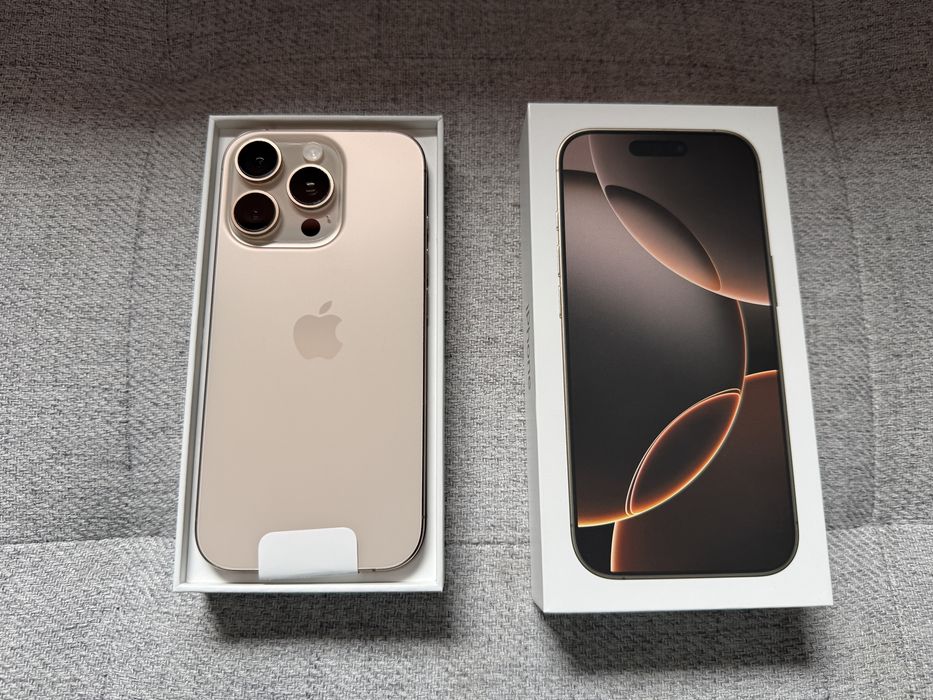  Apple iPhone 16 Pro Max 256GB Desert Titanium I Bateria 93% I Gwarancja