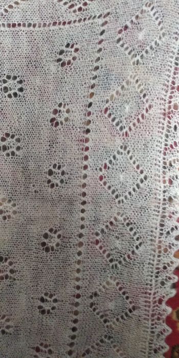 Пуховый платок паутинка новый Оренбургский ручной работы