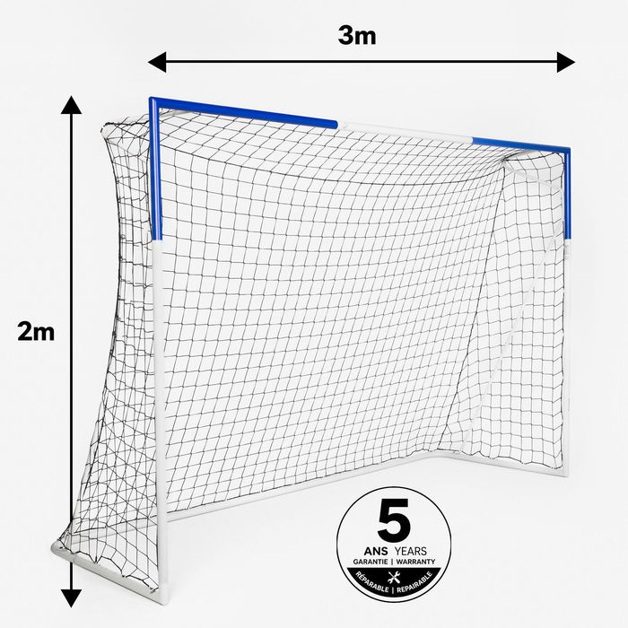 Baliza de Futebol CLASSIC L (300 cm x 200 cm) Branco - Garantia 5 Anos