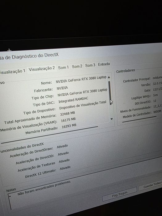 GAMING MSI GS66 Stealth RTX 3080, i7 32GB 1TB M2. Troca/retoma