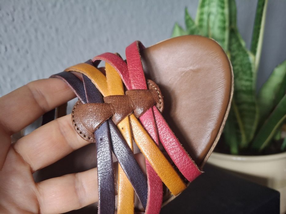 Clarks wygodne sandałki damskie 38
