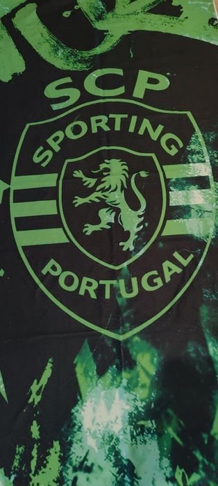 Toalha alusiva ao Sporting