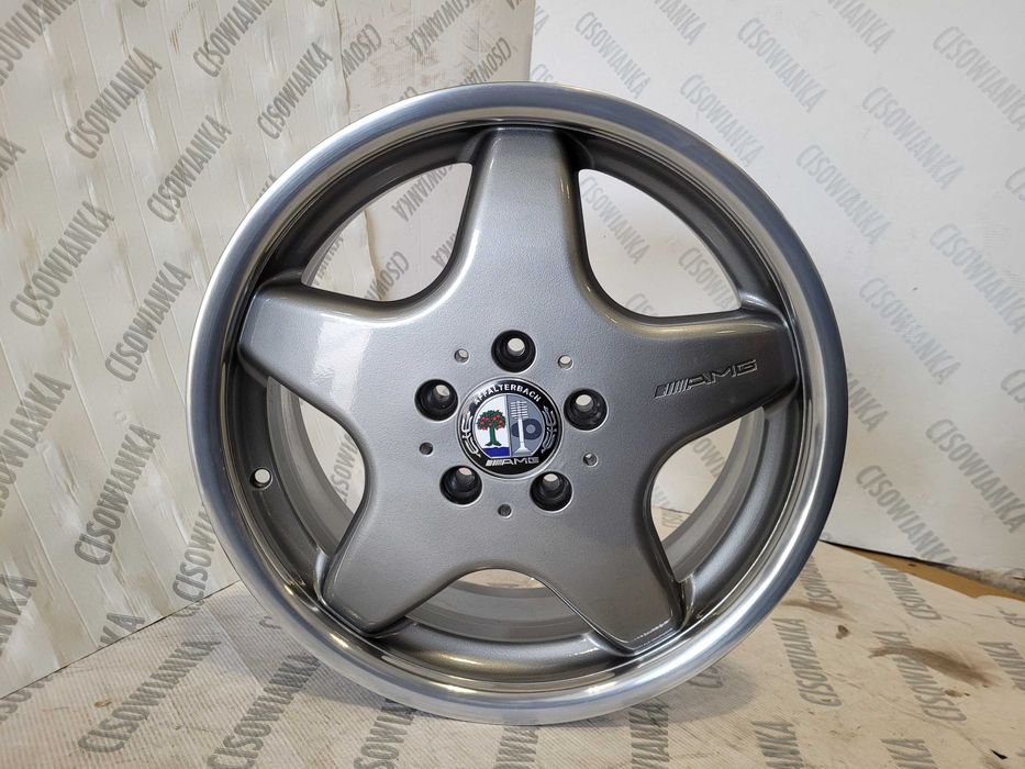 4szt felgi Mercedes AMG Monoblock  7Jx17" 5x112 ET49/57 polerka rant.