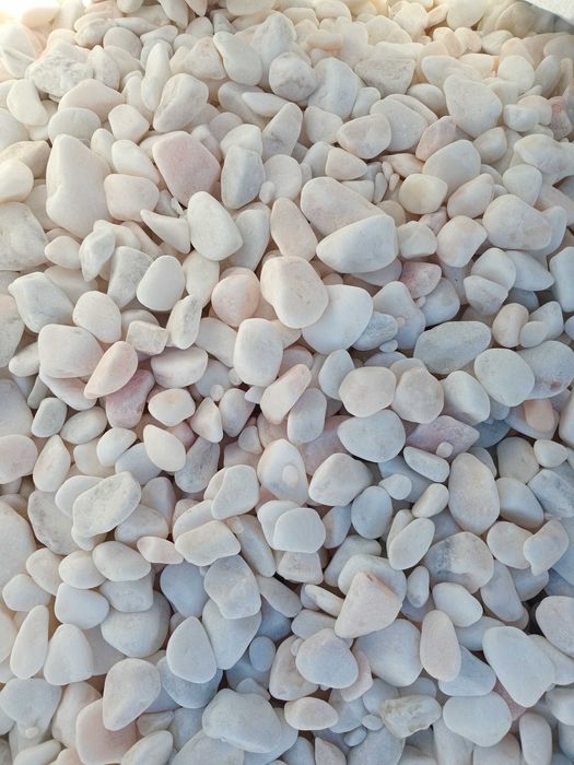 Seixo Rolado Branco Puro