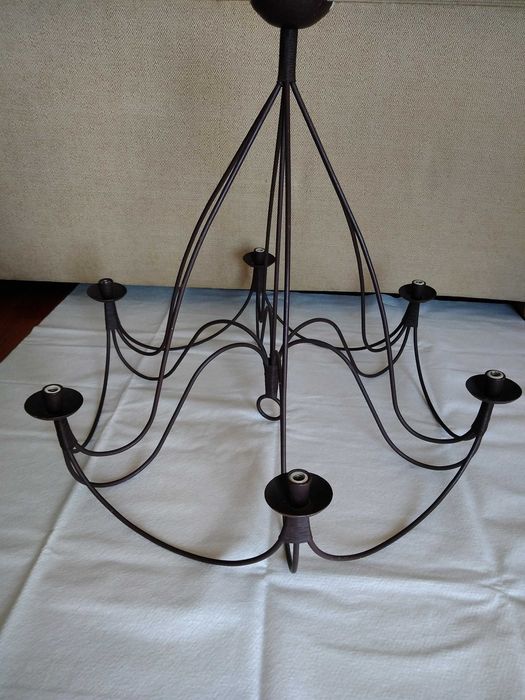 candeeiro de tecto - Lustre -  em ferro64751551898370122