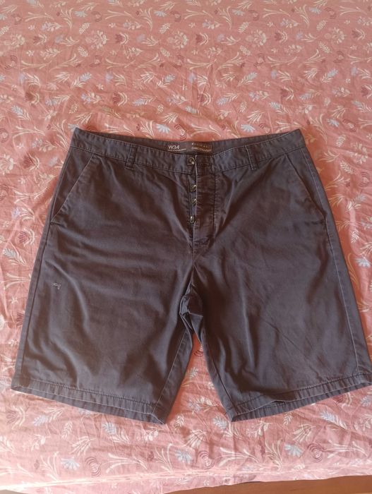 Calções Denim Co Tamanho W34, Cor Azul