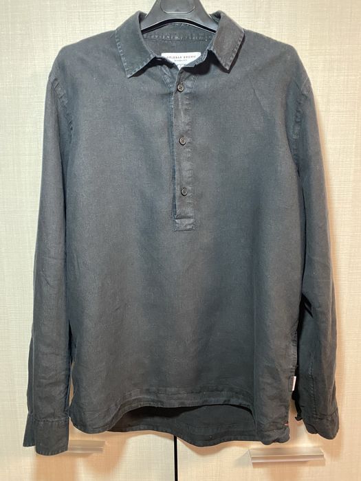 Orlebar Brown Ridley Linen Shirt | M | лляна люксова сорочка/лонгслів