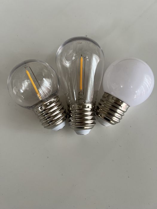 Світлодіодна Філомена строб лампочка Led Е27 1 Вт 1W Белт лайт