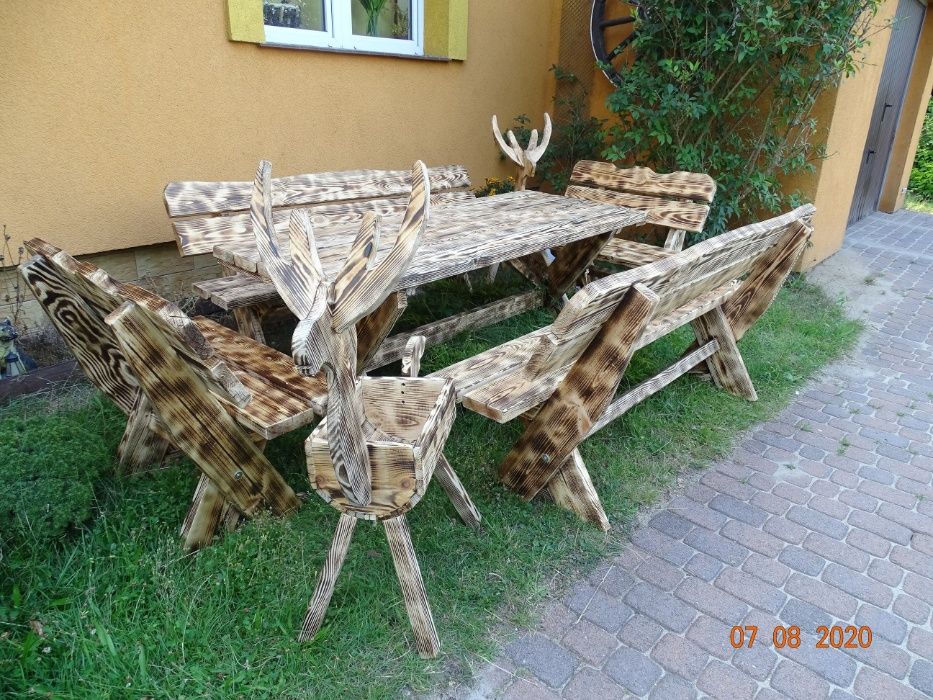 Meble Ogrodowe Opalone Stol Lawki Zblewo Olx Pl