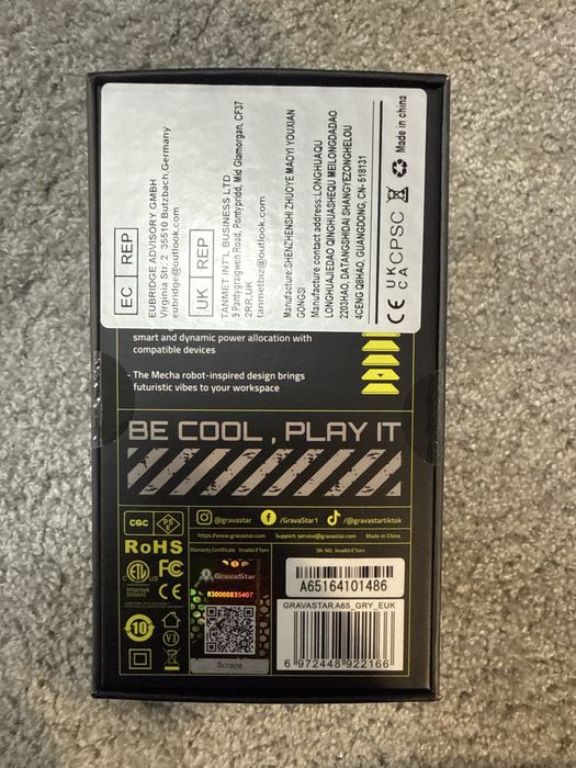 GravaStar Alpha65 65Вт 2XUSB-C/USB-A (Gray)