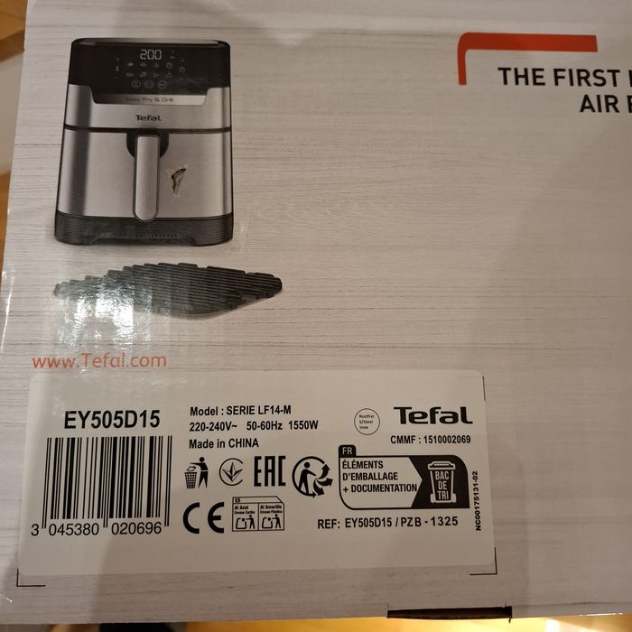 Airfryer tefal 2w1 z grillem nowy 4,6 l