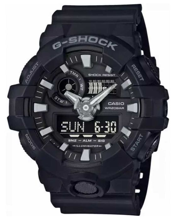 Bezel i Pasek Casio GA-700 Czarny mat + gratis