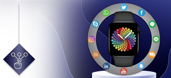 Smartwatch Zegarek Polskie Menu Rozmowy Sport Smart Watch Męski Oraz D