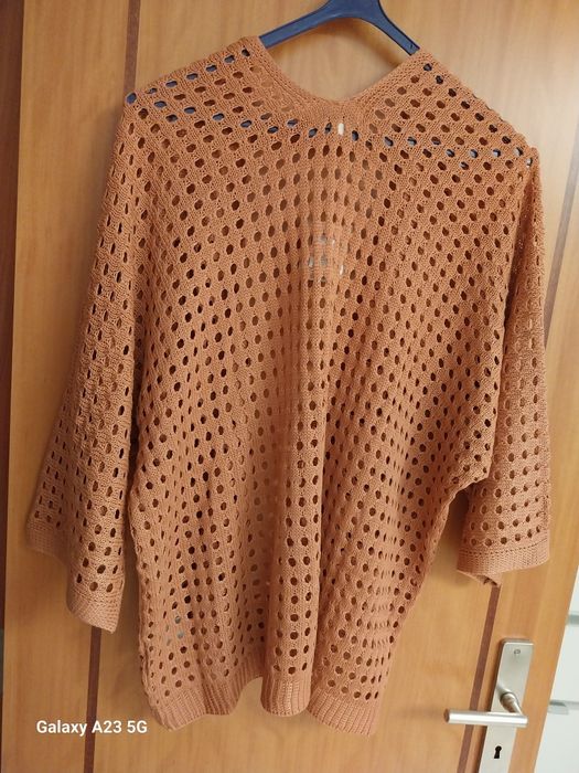 Colete de croché, fresco