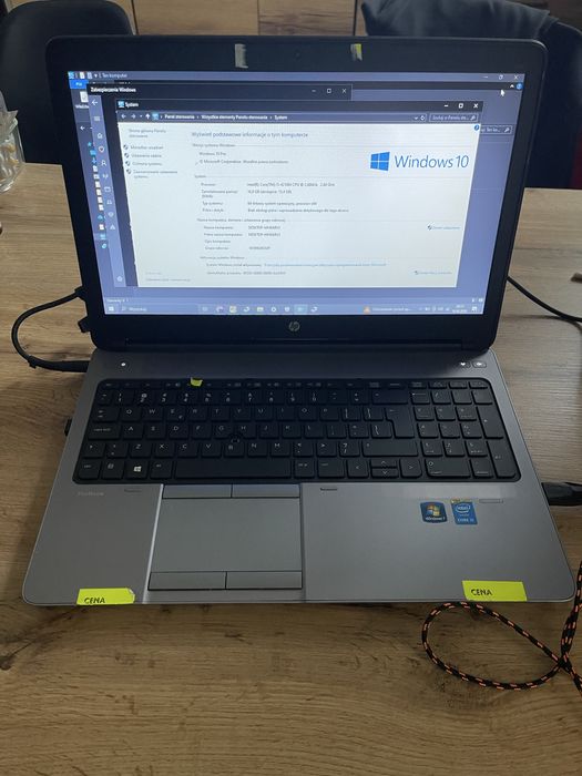 HP ProBook 650G 16gb RAM, 0,5tb pamięci